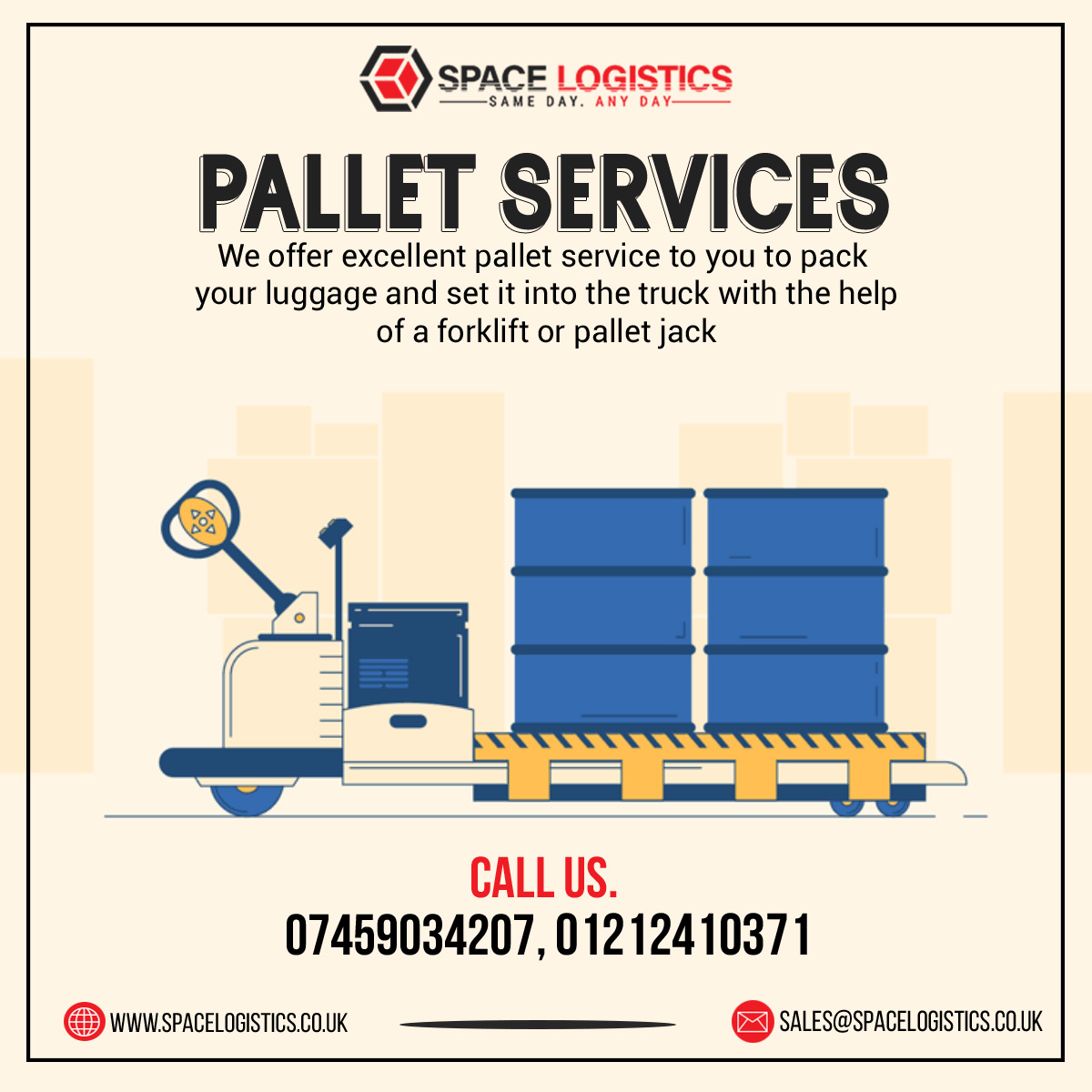 Pallet Delivery Service In Uk
